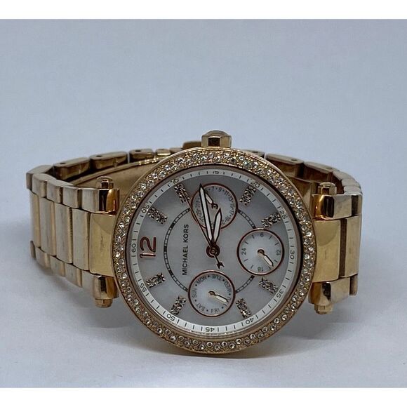 Michael Kors Parker MK5616 Womens Stainless Steel Analog Dial Quartz Watch MP823 - Picture 7 of 12